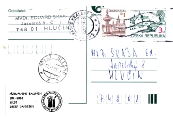 CDV 007 - CZ 1997 96 003 ●
